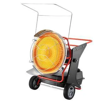 VEVOR 125000 BTU Radiant Heater Kerosene Diesel with Temp Control for Industry