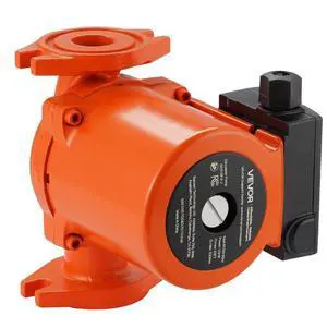 VEVOR 0011-BF4-J Cast Iron Circulator Pump Hot Water Circulation 1/3 HP 33 GPM