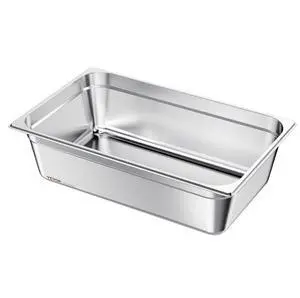 VEVOR Full Size Hotel Pan Steam Table Pan 6 Inch Deep Stainless Steel 1 Pack
