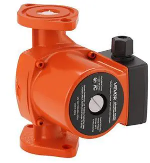 VEVOR F-007-F5-71FC Cast Iron Circulator Pump Hot Water Circulation 1/10HP 23GPM