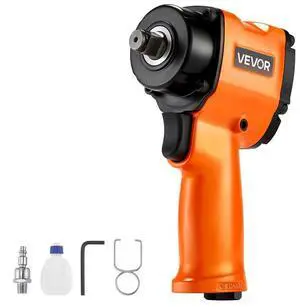 VEVOR Air Impact Wrench 1/2" Drive Pneumatic Impact Gun Up to 738ft-lbs 4-Speed