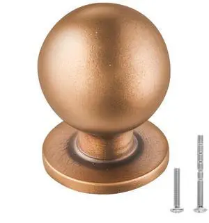 VEVOR Cabinet Knobs Drawer Kitchen Pulls 12 Pack 0.98 in Round Handle Zinc Alloy