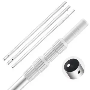 VEVOR Swimming Pool Pole 3.4 to 15 ft Telescopic Aluminum Alloy Twist Locking