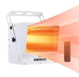VEVOR Electric Garage Heater 15000W with Remote Control Ceiling for Workshop