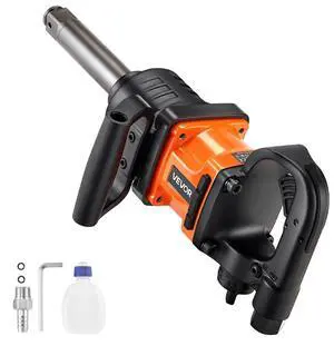 VEVOR 1-Inch Air Impact Wrench Up to 1800 ft-lbs Pneumatic Gun 6000RPM 6-Speed