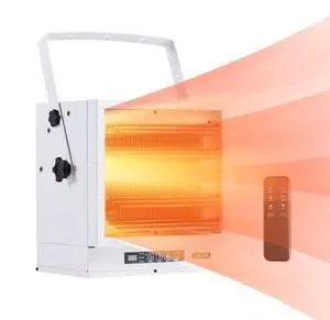 VEVOR Electric Garage Heater 10000W with Remote Control Ceiling for Workshop