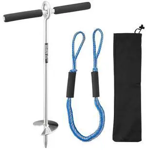 Sand Anchor Screw in Beach Anchor 18 in Shallow Water Boat Auger Anchors