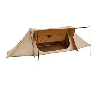 VEVOR Lightweight Hot Tent with Stove Jack & 2 Tarp Poles 2 Persons Camping