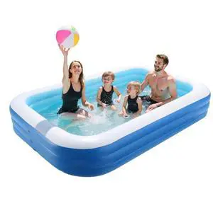 VEVOR Inflatable Pool Large Inflatable Swimming Pool for Kids, Adults, Family