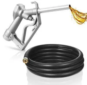 VEVOR 3/4 in NPT Automatic Fuel Nozzle 0.78 in Spout Gas Nozzle with 10 ft Hose