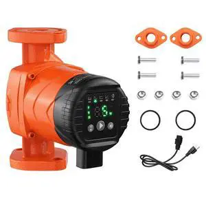 VEVOR F-007E-1F1 High Efficiency Circulator Pump Hot Water Circulation 16 GPM