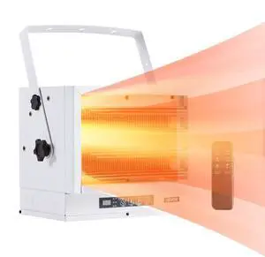 VEVOR Electric Garage Heater 8500W with Remote Control Ceiling for Workshop