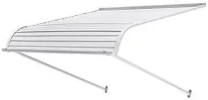 Window Awning Door Canopy 40x42 in Aluminum Alloy Front Door Awnings Anti-Rust