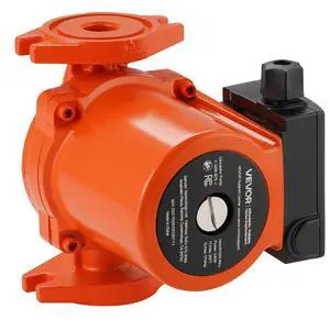 VEVOR F-009-BF5-J Cast Iron Circulator Pump Hot Water Circulation 1/4 HP 17 GPM