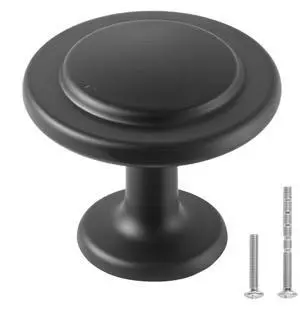 VEVOR Cabinet Knobs Drawer Kitchen Pulls 30 Pack 1.22in Mushroom Knob Zinc Alloy