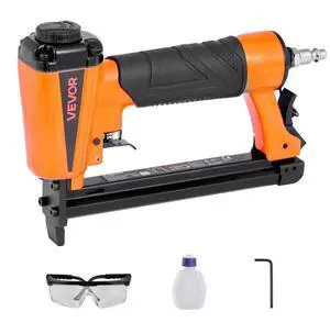 VEVOR Pneumatic Staple Gun 21 Gauge Upholstery Stapler for 80 Series 1/2" Crown