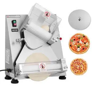 14 Inch Pizza Dough Roller Sheeter Automatic Commercial Pizza Dough Press 370W