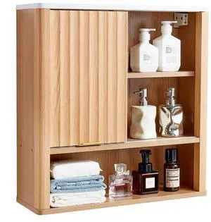 VEVOR Bathroom Wall Cabinet Over Toilet Medicine Cabinet with Door and Shelves