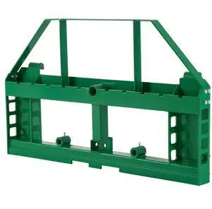 VEVOR Skid Steer Pallet Frame with Hitch Receiver & Spear Sleeves for JD Loaders