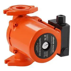 VEVOR F-0011-BF4-J Cast Iron Circulator Pump Hot Water Circulation 1/3 HP 33 GPM