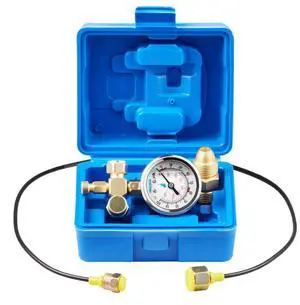 VEVOR Hydraulic Nitrogen Accumulator Charging Kit Pressure Test System 1420 PSI