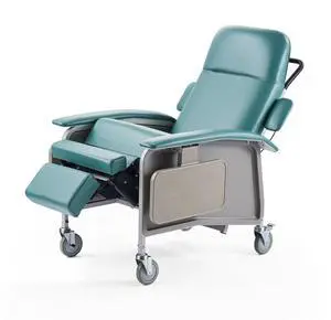 VEVOR Geri Chair Recliner 4-Position Reclining Geri Chair with Trays & 4 Wheels
