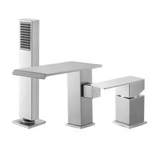 VEVOR Roman Tub Faucet 3 Hole Waterfall Bathtub Faucet with Shower Head