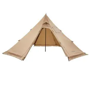 VEVOR Tipi Hot Tent with Stove Jack Waterproof Portable for 4 Persons Camping