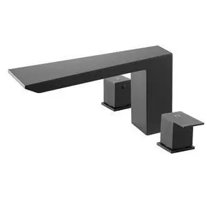 VEVOR Roman Tub Faucet Bath Tubs Faucets Set with 2 Handles Matte Black