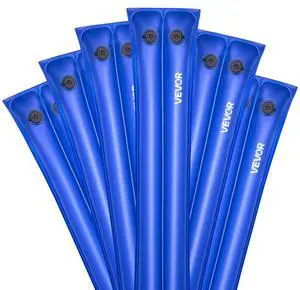 26 Gauge Double Chamber Water Bags for Winter Pool Cover 6 Packs 8 ft