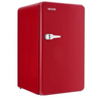 VEVOR Mini Fridge 3.2 Cu.Ft Single Door Compact Small Refrigerator Dorm Red
