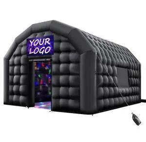 Inflatable Nightclub Tent with Blower 17.72x16.4x13.9 ft Portable Cube for Party