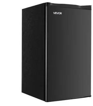 VEVOR Mini Fridge 3.2 Cu.Ft Single Door Compact Small Refrigerator Dorm Black
