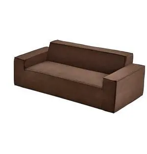 VEVOR 83 in Modern Sofa Comfy Corduroy Couch with Deep Seats and Wide Armrests