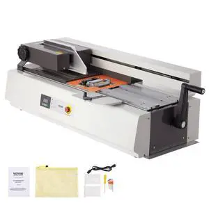VEVOR Thermal Binding Machine, 400 Sheets Capacity Hot Glue Binding Machine, Thermal Book Binder 40mm Binding Thickness A3(Short Edge)/A4/A5 Document