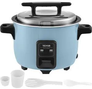 VEVOR Commercial Rice Cooker 50-Cup Non-Stick Pot 10L 24H Keep Warm Restaurant