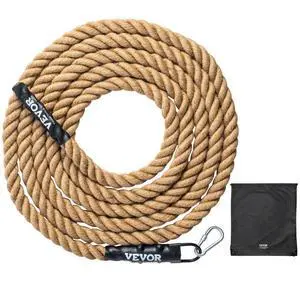 VEVOR 1.5"x25FT Gym Climbing Rope Fitness Strength Training Rope Home Exercise