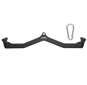 VEVOR LAT Pulldown Bar Tricep Handle Attachment V-bar Cable Machine for Home Gym
