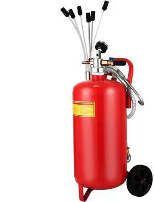 VEVOR 5 Gallon Portable Air Pneumatic Waste Oil Garage Extractor Drain Tank