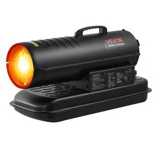 VEVOR 45000 BTU Kerosene Diesel Heater Torpedo with Handle for Garage