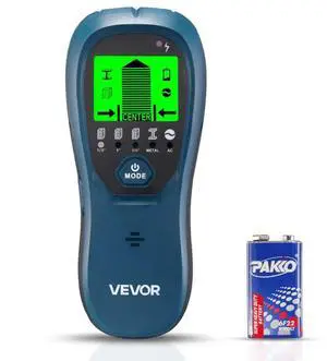 VEVOR Stud Finder Wall Scanner 5 in 1 Electronic Wall Stud Detector LCD Blue