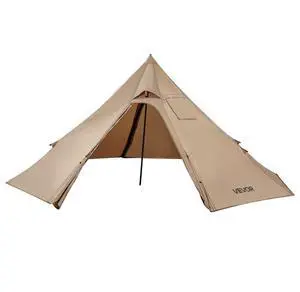 VEVOR Tipi Hot Tent with Stove Jack Waterproof Portable for 2 Persons Camping