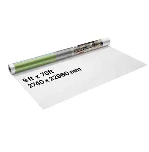 VEVOR 9 x 75 ft House Wrap 0.13 mm Thick Drop Cloth Vapor Barrier Covering