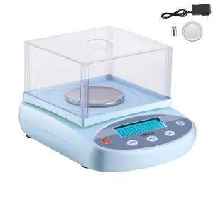 VEVOR Analytical Balance Lab Scale 200 g x 0.001 g Accuracy 13 Units with Shield