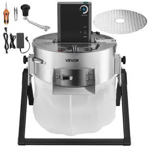 VEVOR 16 in Manual & Electric Bud Leaf Trimmer Machine Stainless Steel Blades