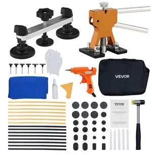 VEVOR Dent Puller Kit Car Body Bridge Lifter 60 PCS Paintless Hail Dent Remover