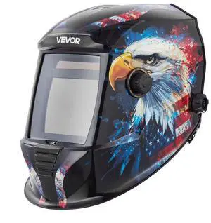 VEVOR Welding Helmet Auto Darkening 3.94" x 3.15" True Color Welding Hood Mask