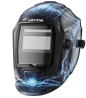VEVOR Welding Helmet Auto Darkening 3.66" x 1.69" True Color Welding Mask Hood