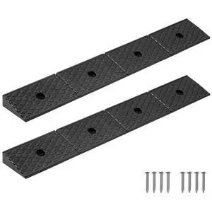 VEVOR 2 Pcs Driveway Rubber Curb Ramp 33069 lbs 2 inch Rise Threshold Ramp