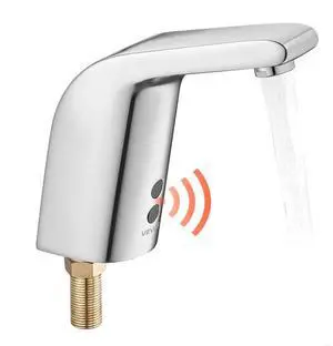 VEVOR Touchless Bathroom Sink Faucet Sensor Cold Water Chrome Plated 9/16in
